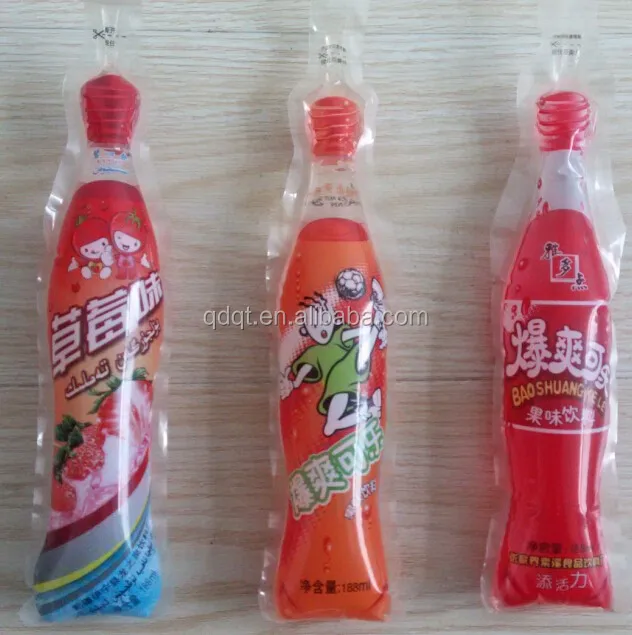 Puncture resistance plastic opp/pe package bag/ clear popsicle bag