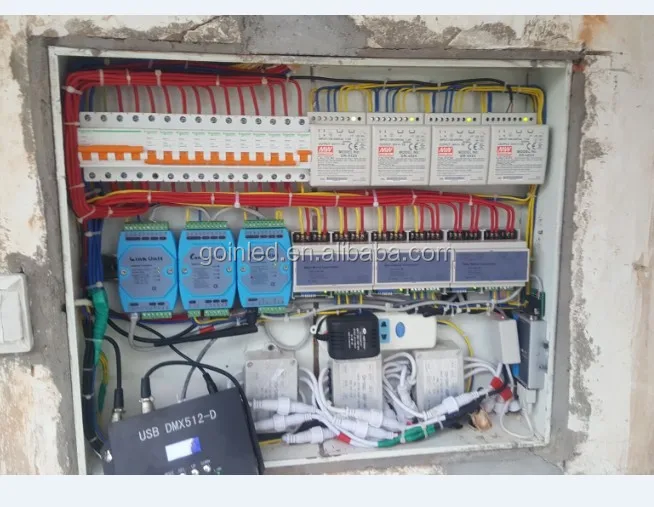 rail style installation DALI Curtain Controllers can with any DAL protocol gears in a same dali bus control