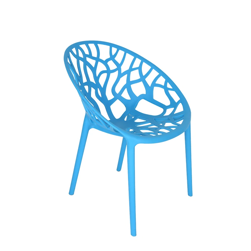 
The best raw material flower shaped design dining plastic chair 