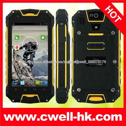 Snopow M8 4 5 дюйма MTK6589 Quad Core Android 4.2 IP68 Прочный смартфон с PTT рация 3000mAh