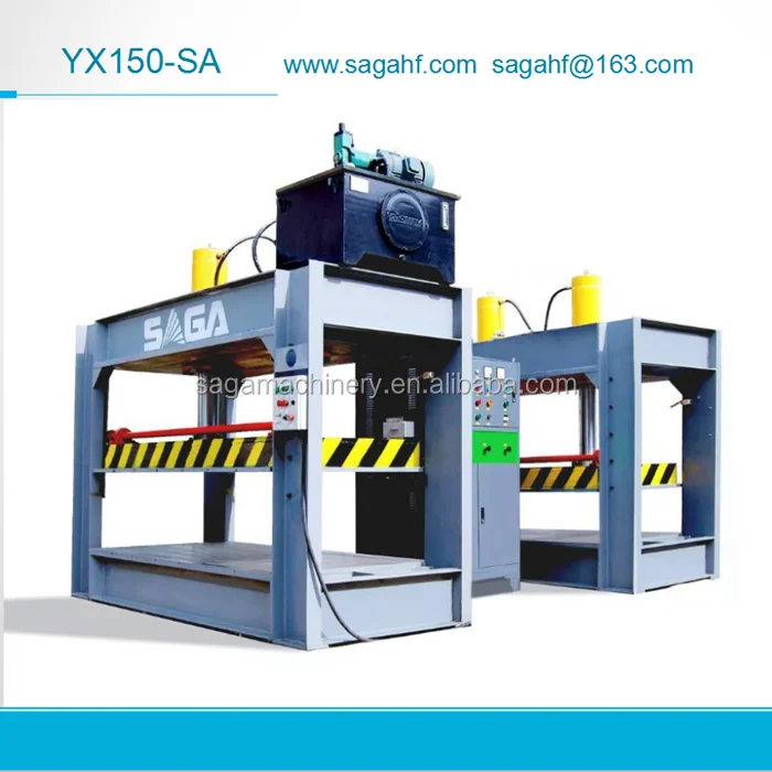 YX150-SA высокочастотный изогнутый пресс для фанеры от саги