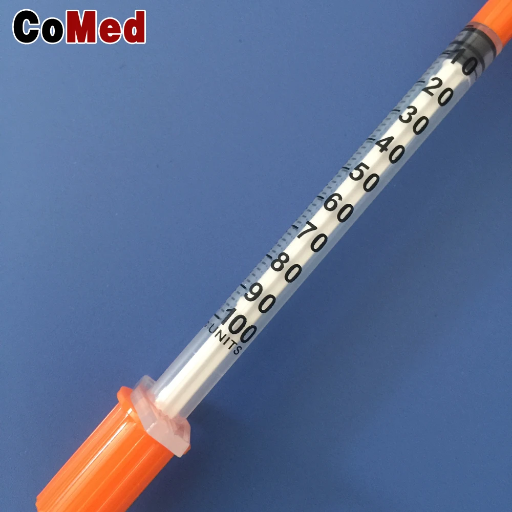 Wholesale sterile colored syringe with needle for single use