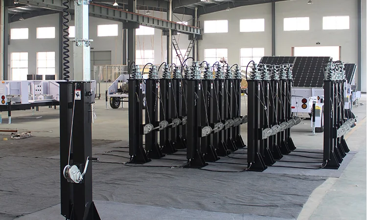 cctv camera pole extended to 5.5 meters