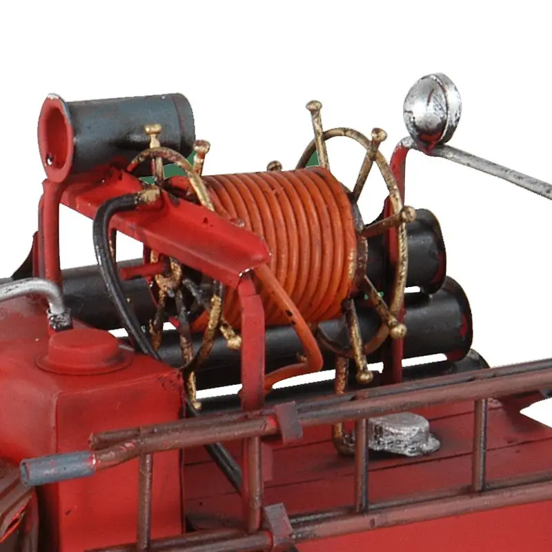 Antique Style Metal Model Fire engine Model