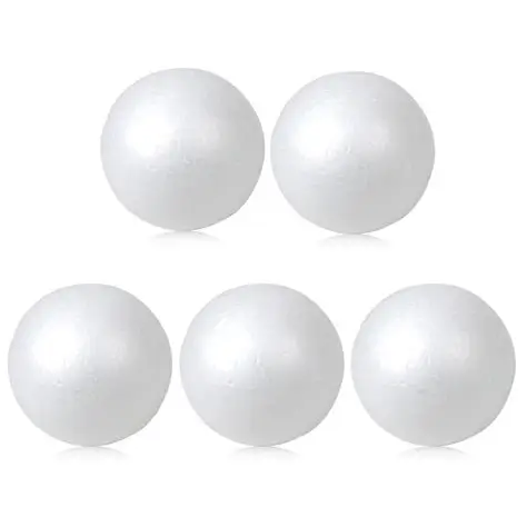 Factory Supply 70mm Wedding Ball Spheres Decoration Crafts Polystyrene Styrofoam Foam Ball