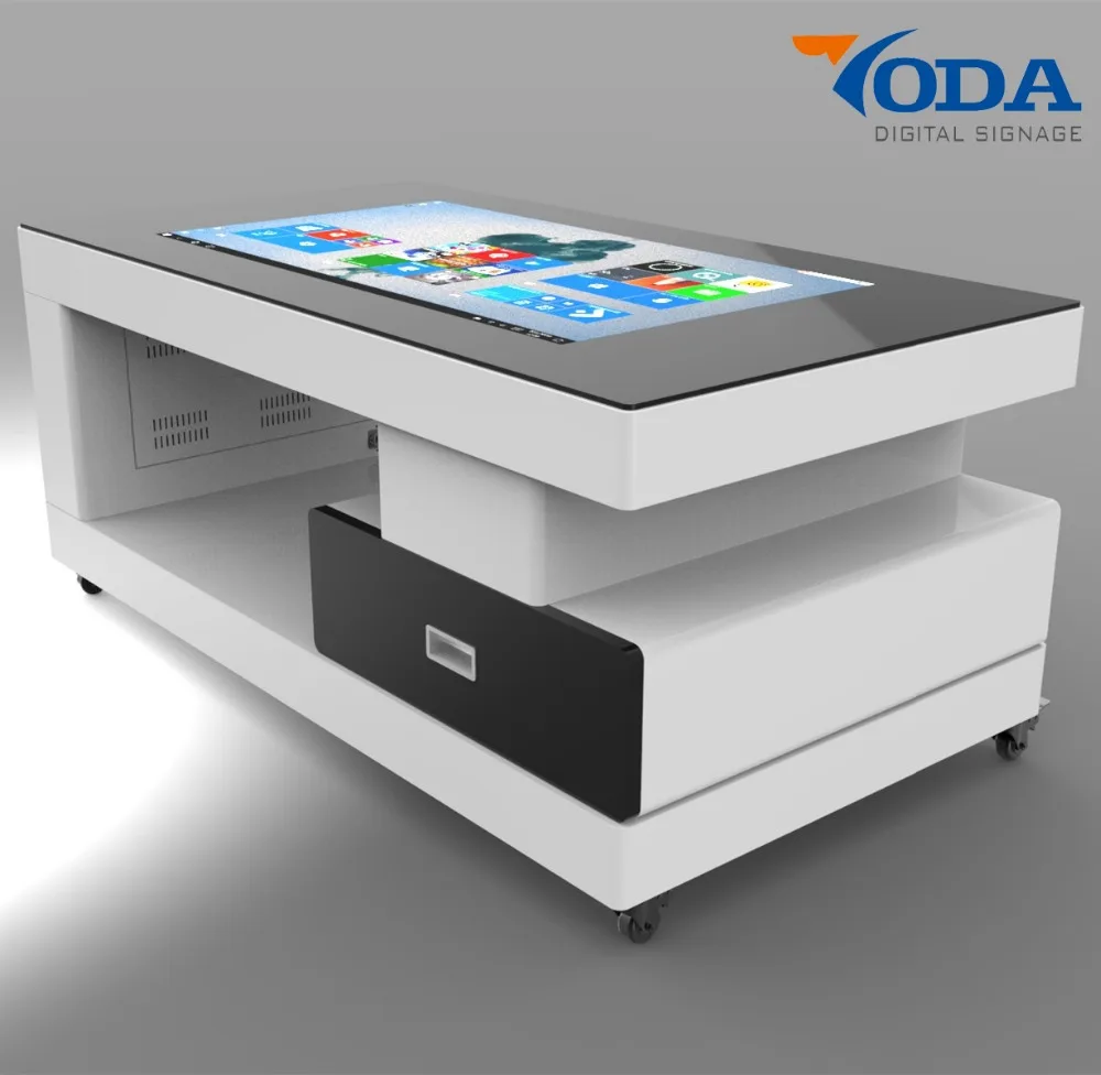 43 Inch LCD touch screen smart table with Android OS for home, office, vip room