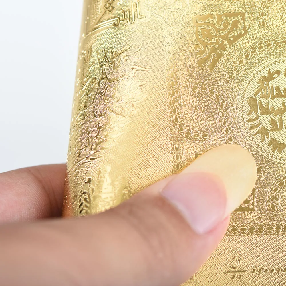 Paper money banknote euro gold foil Iraqi banknote with color priting as Business & Christmas Gifts