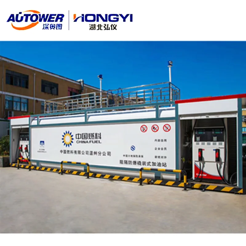 Disposable gas lng skid-mounted station Portable Filling Stations With Fuel Dispenser Pump