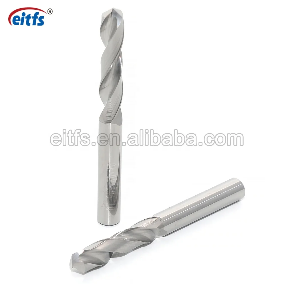 Uncoated Cutting Tools Carbide Drill Bit CNC Router Bits for Aluminum