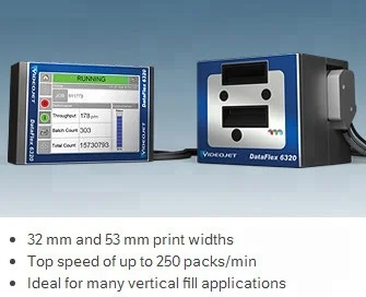 6230 type videojet thermal transfer printer for TTO ribbon