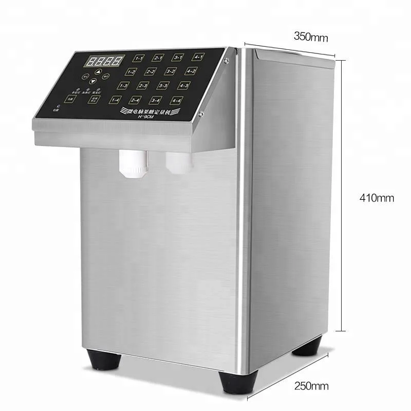 
Precision milk tea shop with fructose ration machine Milk tea sugar water discharge machine Electric fructose syrup dispenser 