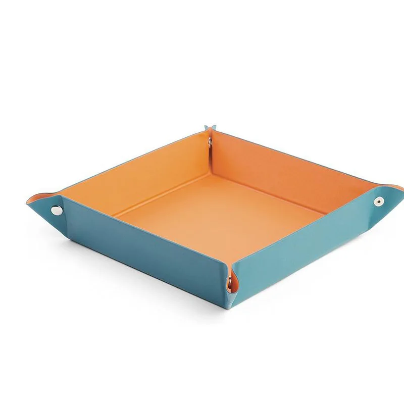 Складной столик для хранения монет из искусственной кожи