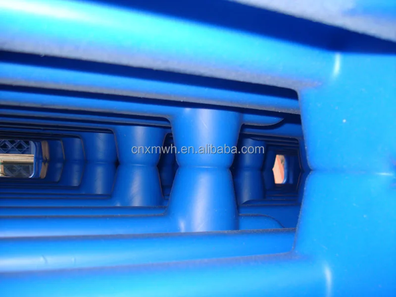 Double side stacking high impact strength plastic pallet