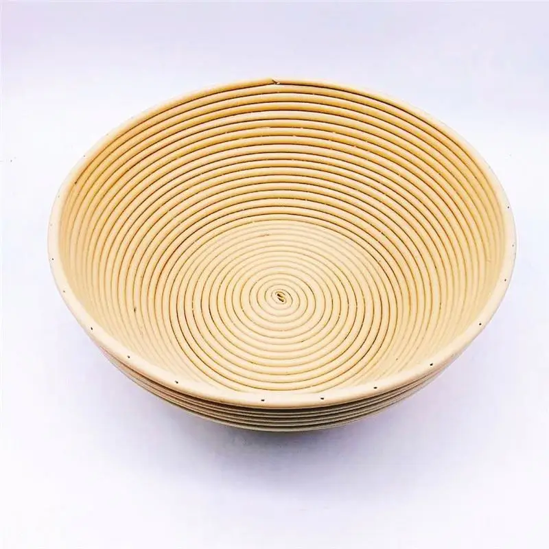 Food safety pp plastic 10inch bread proofing basket manufacture banneton basket