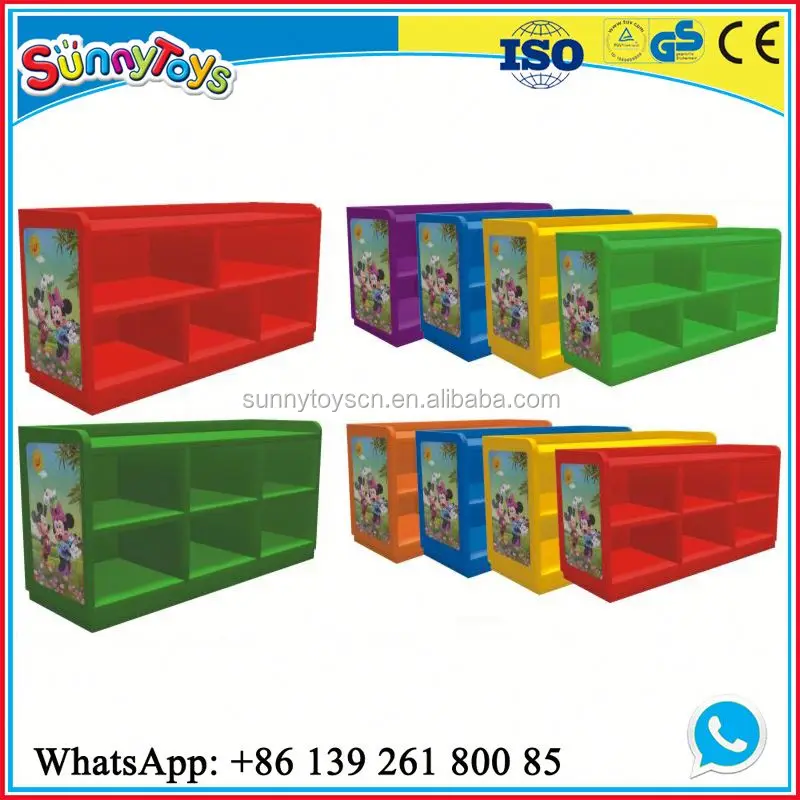 Vintage industrial furniture children plastic kids cup shelf