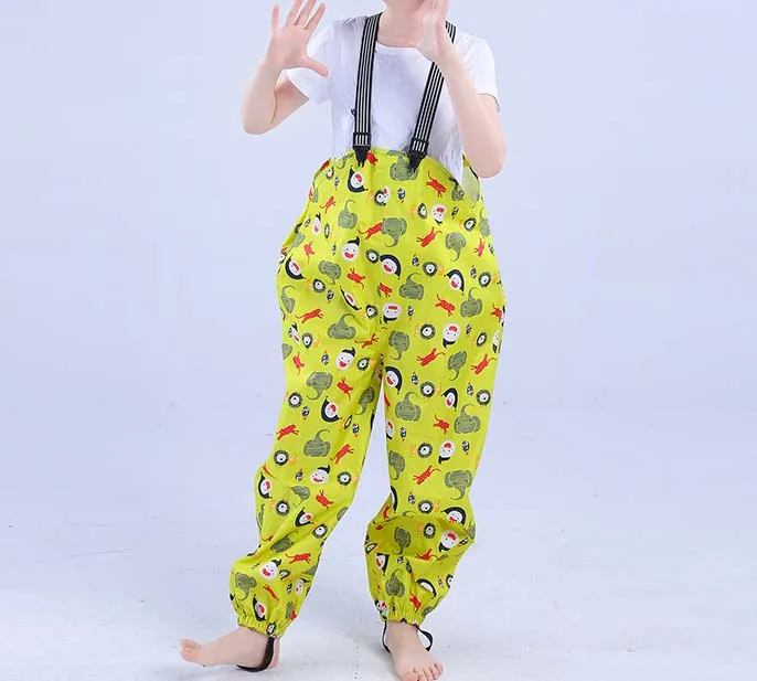 Waterproof PVC Rainwear for kids Nylon PVC kids raincoats PVC raincoats