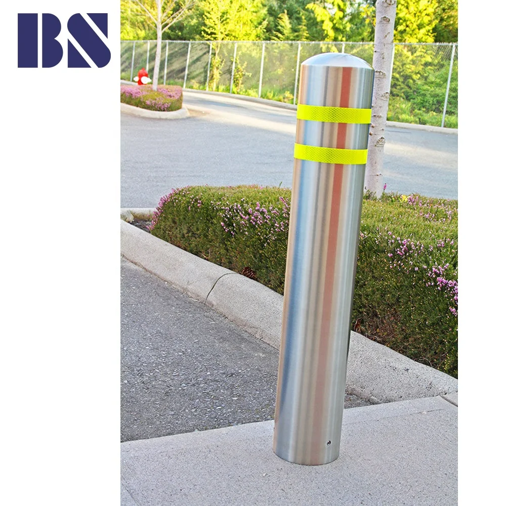 Stainless steel decorative bollards cover Pipe Bollard Competitive Price Traffic Portable Road Barrier Pole
