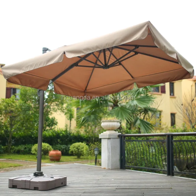 alum beach umbrella with base Roma hanging  outdoor garden umbrellas