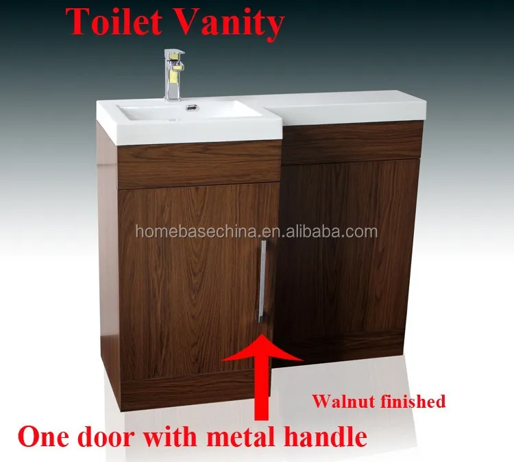 Hot Sale MDF white painted bathroom vanities two door bathroom furniture