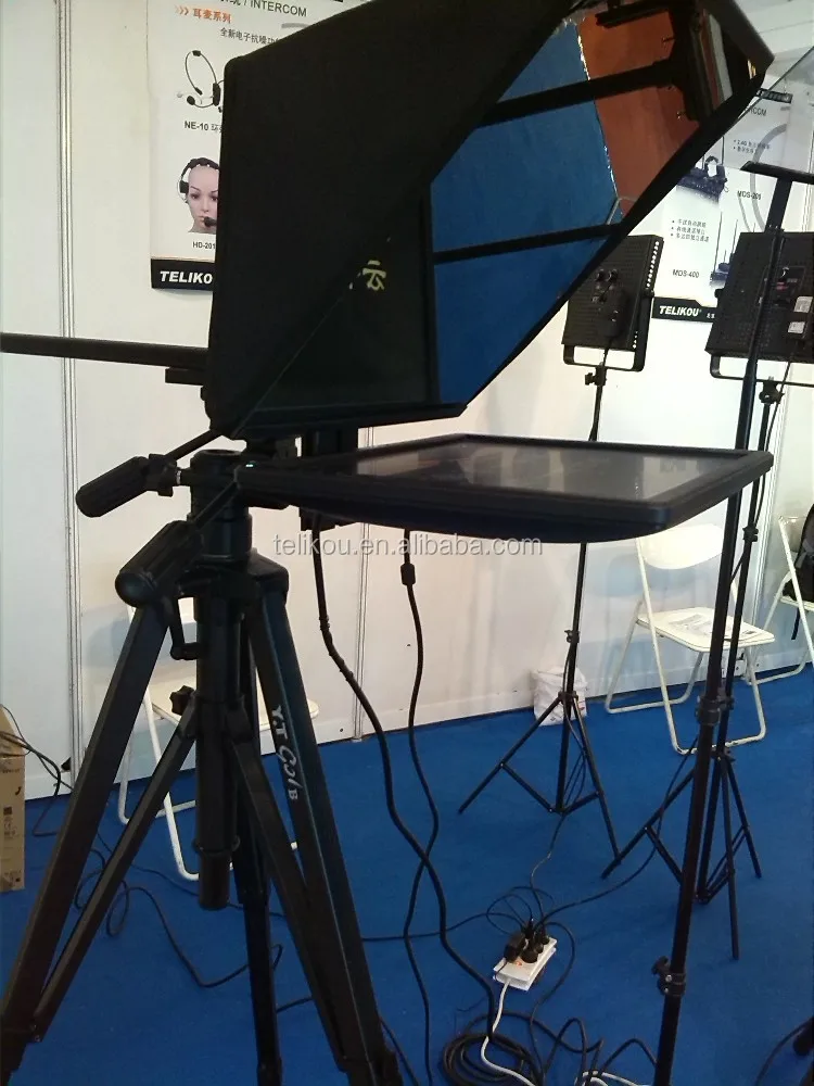 TF-19 19 inch Telecast Broadcast TV Teleprompter VGA  HD MI BNC  input for school  live show use