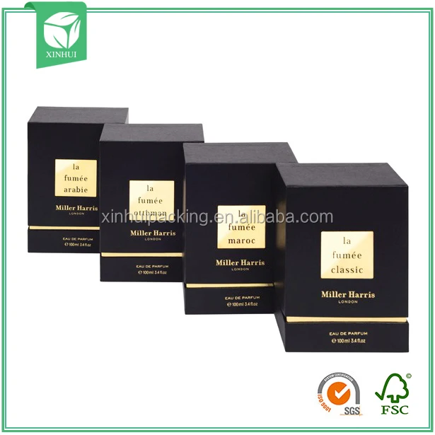Luxury Perfume Box Custom Foil Stamped Box Perfume box packaging and printing