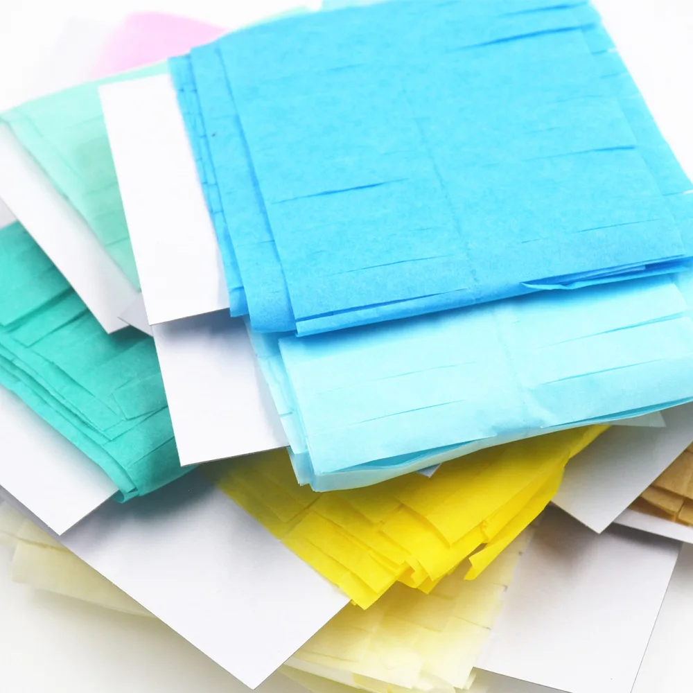 
wholesale Colorful Hanging Decor Party 3 meter Tissue Paper Fringe Garland for party decoration 