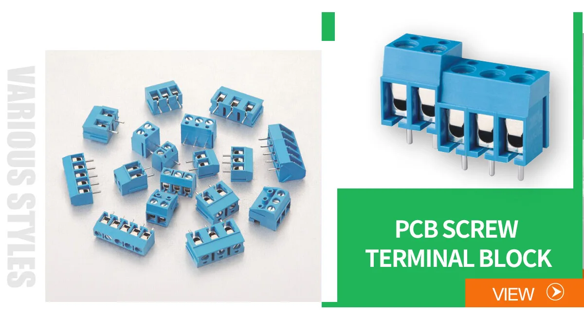 Factory price WANJIE WJ305-5.0  Blue Foil Clamp Modular PCB screw terminal block