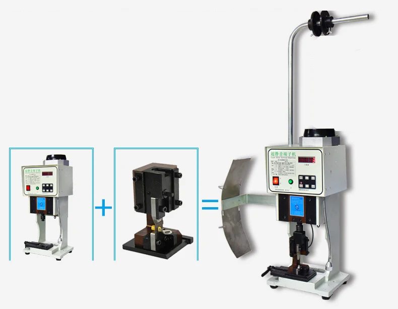 YTK-JL Semi-automatic wire super mute electrical cable terminal crimping machine