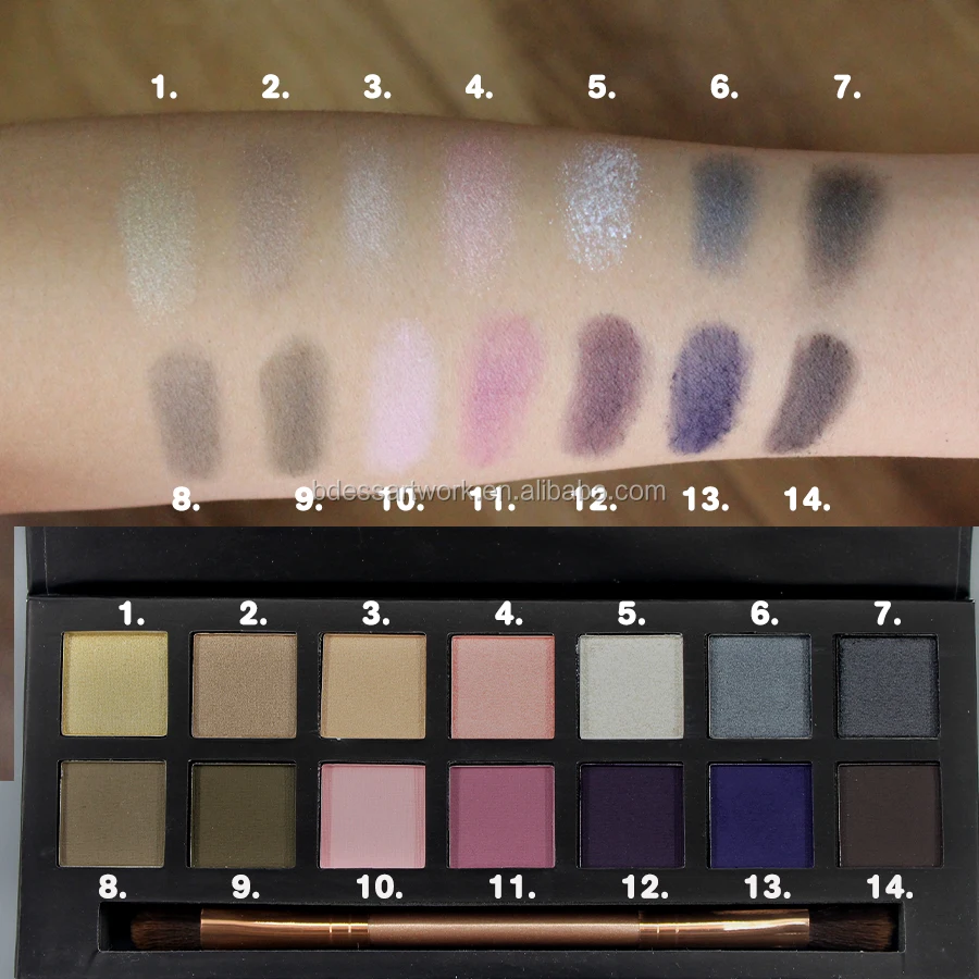 ODM Private label magic romantic color eyeshadow for lady