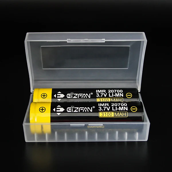 Wholesale unique style Efan colorful plastic battery case for 20700 21700 batteries