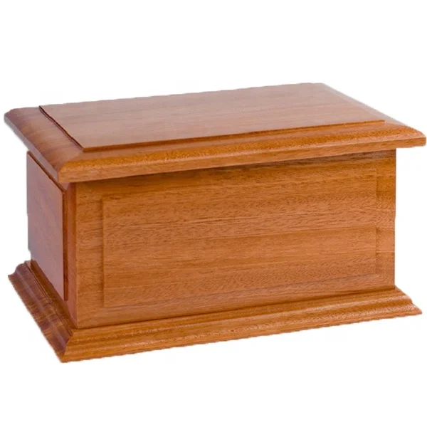 American style pet cremation urns factory customize wood urns