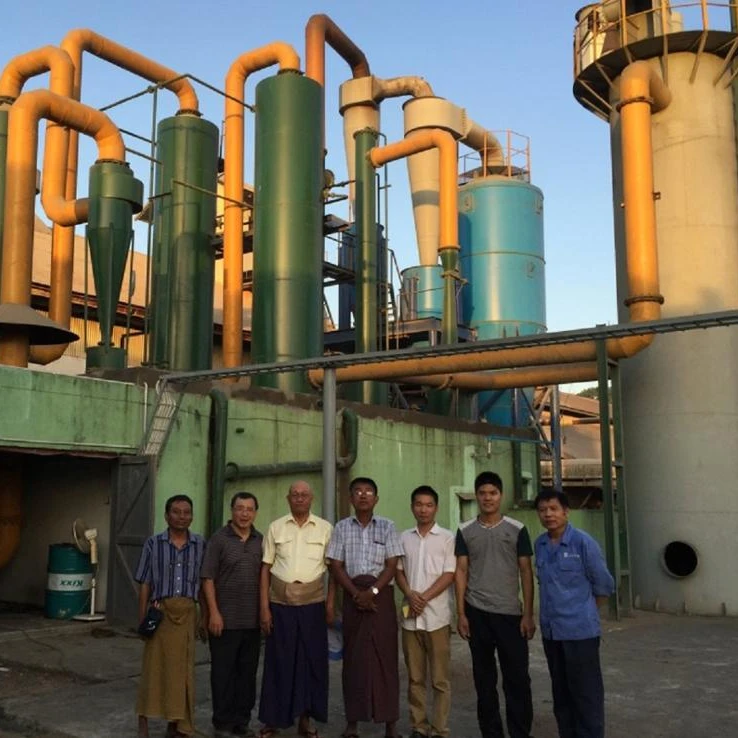 
600 кВт газификатор биомассы рисовой шелухи с генератором для газификации отходов древесины 