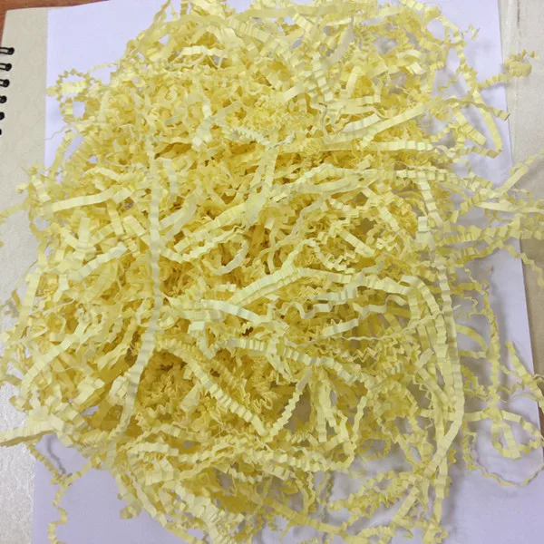 Wholesale top quality white,black,craft crinkle paper colorful shredded paper for gift decoration