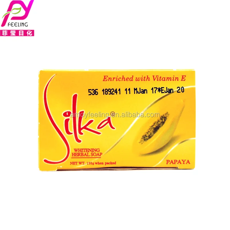  Оптовая продажа травяное косметическое Отбеливающее мыло Silka с папайей