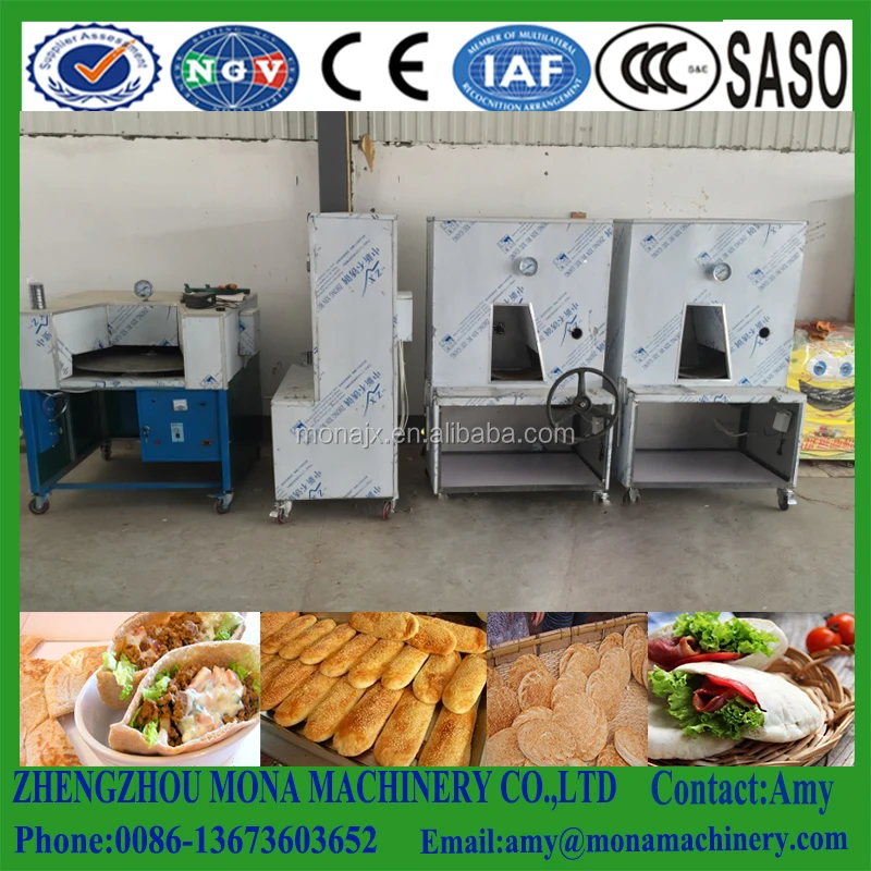 Commercial Arabic Pita Bread Making Machine Automatic Pita Tortilla Oven price