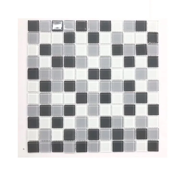 
Factory price flexible glass mosaic tile 300x300mm mosaic tile for swimming pool 