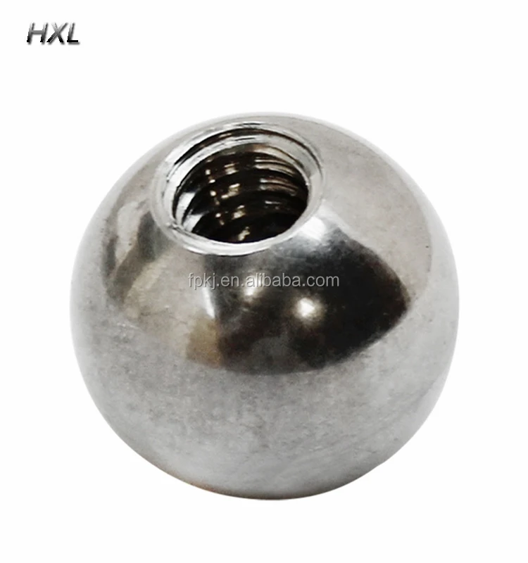 custom cnc stainless steel 316 304 Spherical nut blind/through hole ball nut