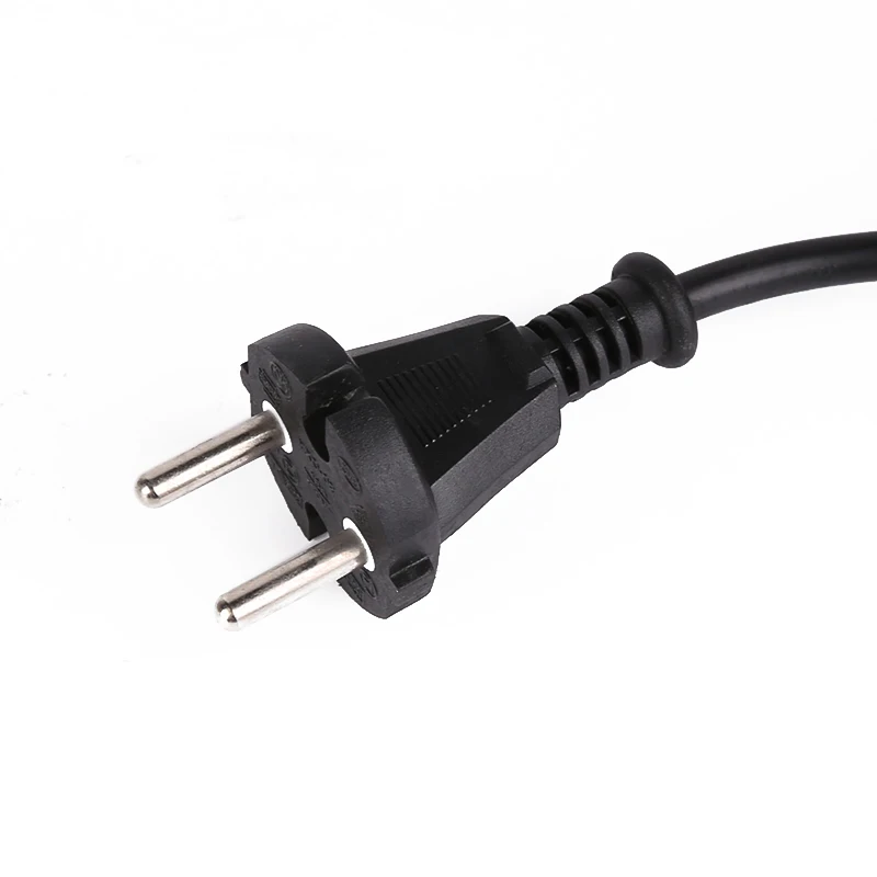 16A EU power cord with 2 pin plug ,220v power cord cable