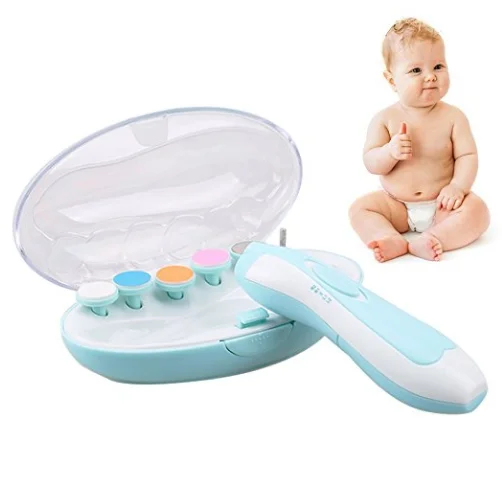 2021 new design baby nail clipper set infant grooming nail care set baby nail electric trimmer