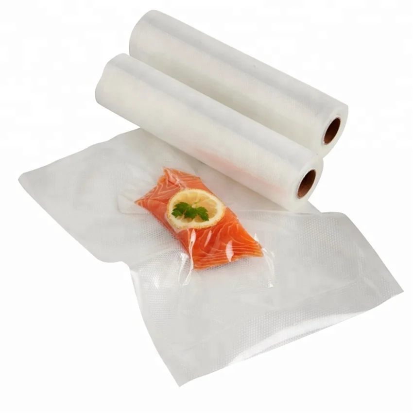 sous vide textured vacuum sealing plastic bag /vacumm sealer roll/embossing foodsaver rolls