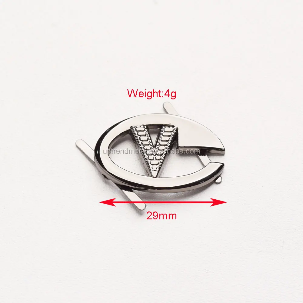 New V-shaped Metal Parts Shoe Decoration Accessories