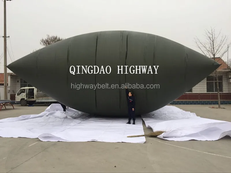 Flexible soft fabric TPU coated fuel liquid storage bladder, tanks