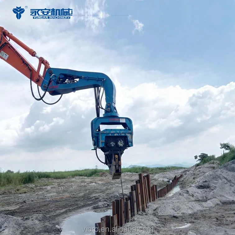 Piling hammers V-400 excavator mounted piling machine