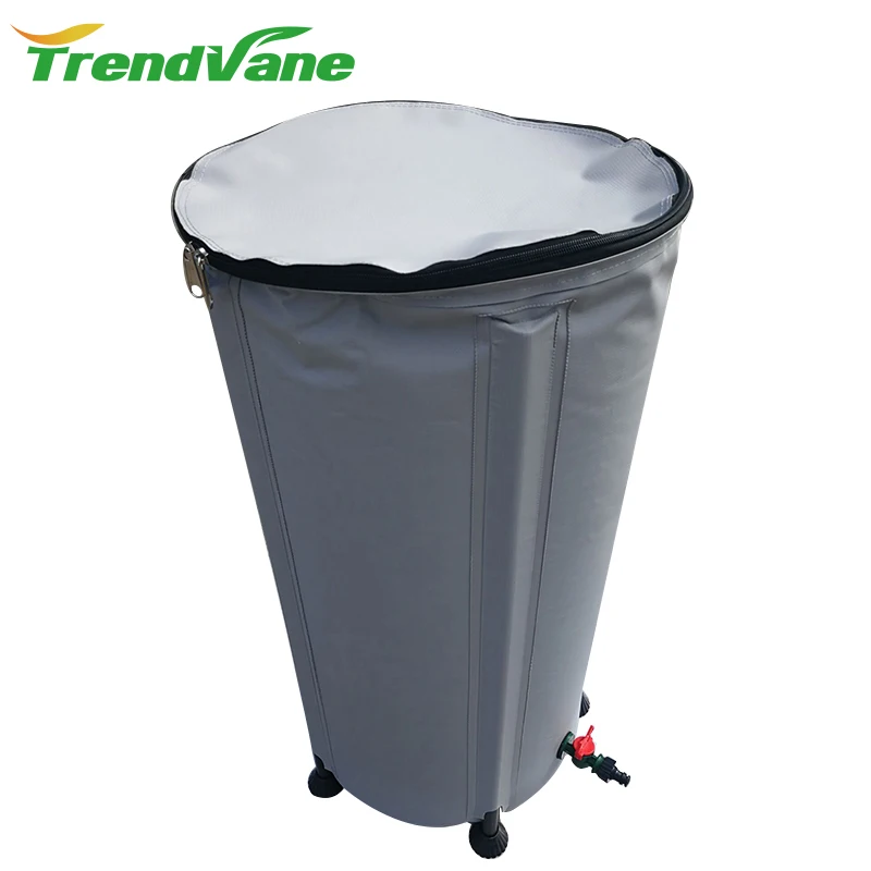 collapsible uv-resistant heavy duty PVC 1000 liter water tank rain barrel with many sizes available