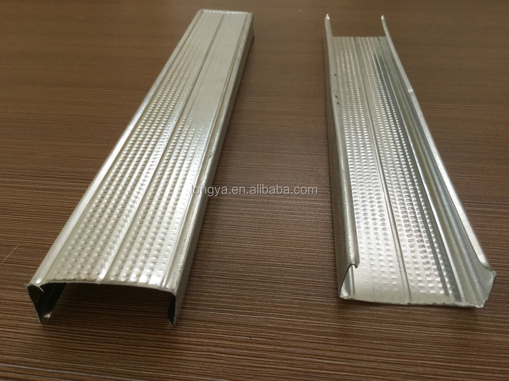 
Galvanized steel metal card buckle shape main keel channel 