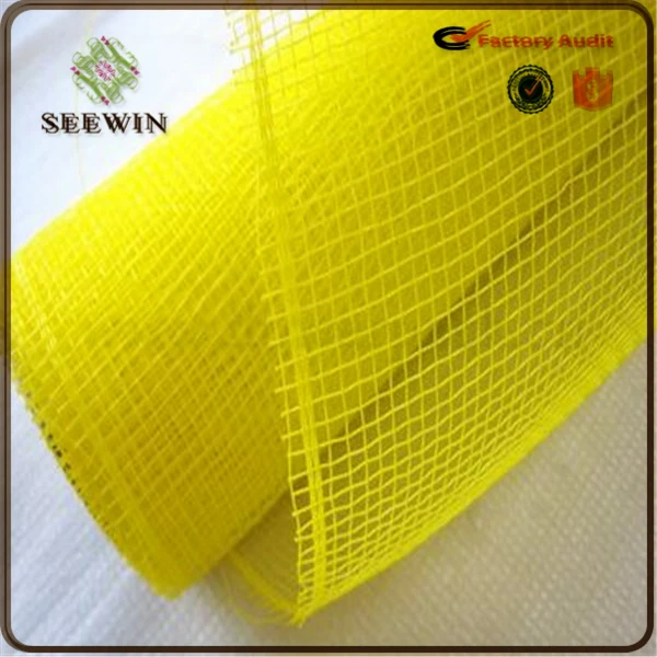 wholesale deco pp flower package gift wrapping mesh for christmas