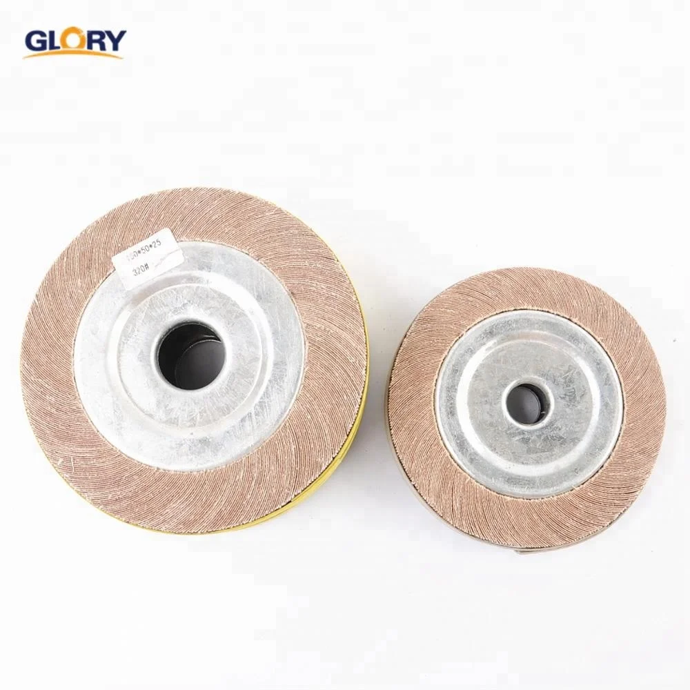 GLORY auminum oxide abrasive unmounted chucking polishing flap wheel