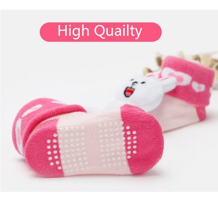 japanese animal 3d cartoon girl tube new born baby shoe happy socks