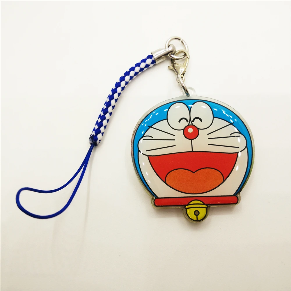 
Free Sample Custom Cartoon Keychain Acrylic Strap CNC Cut Offset Print 