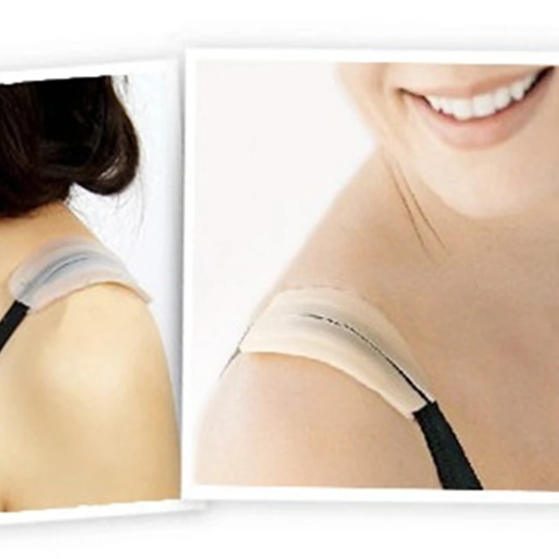Silicone Bra Strap Cushions Soft Holder Non-slip Shoulder Protectors Pads